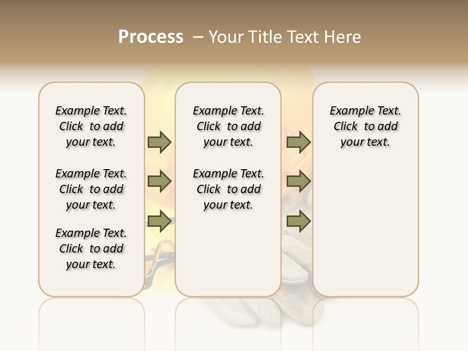 Accident Cautious Goggles PowerPoint Template