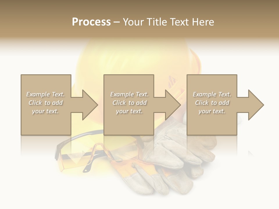 Accident Cautious Goggles PowerPoint Template