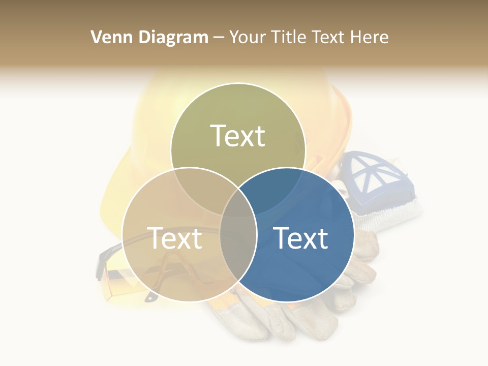 Accident Cautious Goggles PowerPoint Template