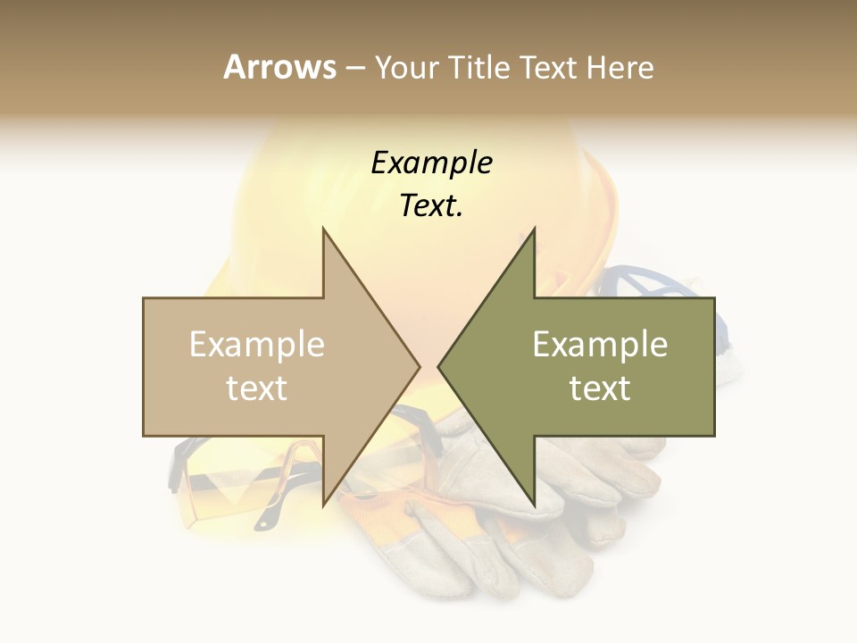 Accident Cautious Goggles PowerPoint Template