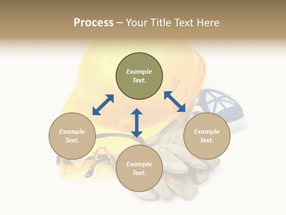 Accident Cautious Goggles PowerPoint Template