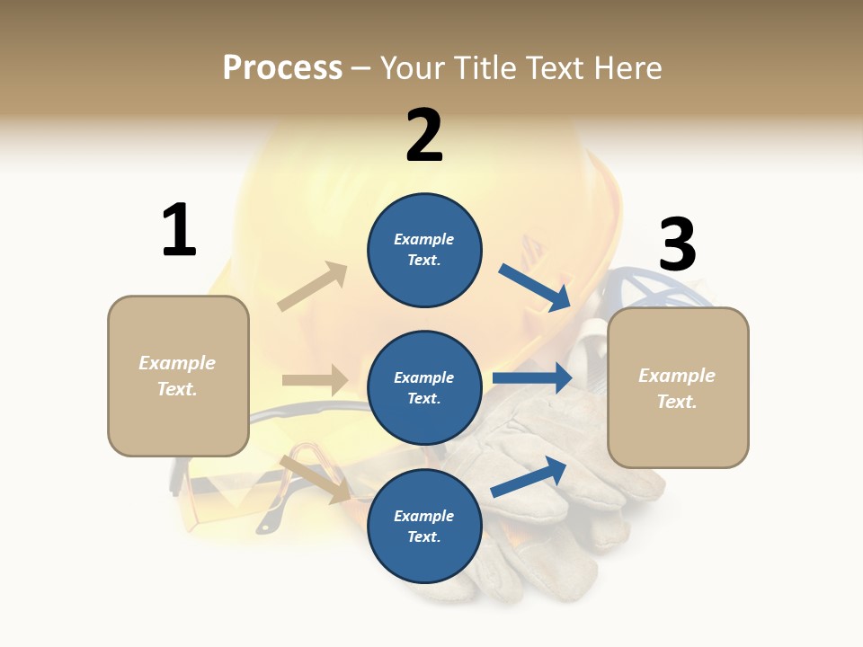 Accident Cautious Goggles PowerPoint Template