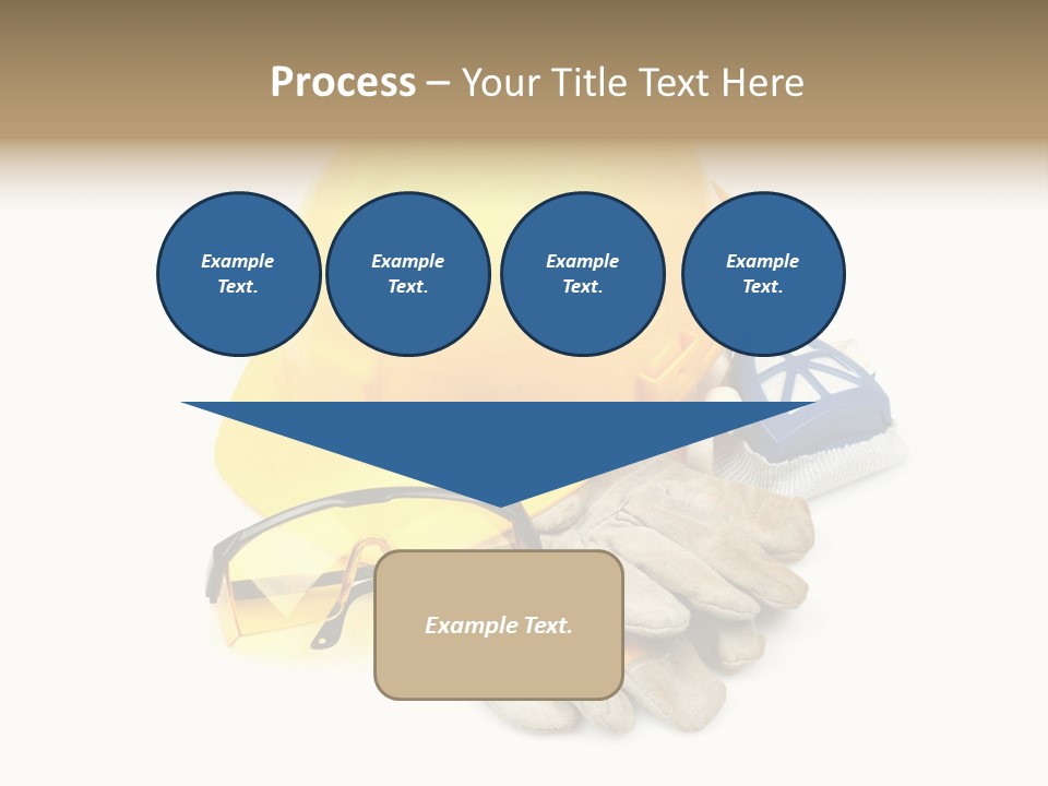 Accident Cautious Goggles PowerPoint Template