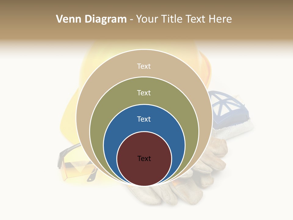 Accident Cautious Goggles PowerPoint Template