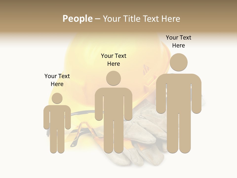 Accident Cautious Goggles PowerPoint Template