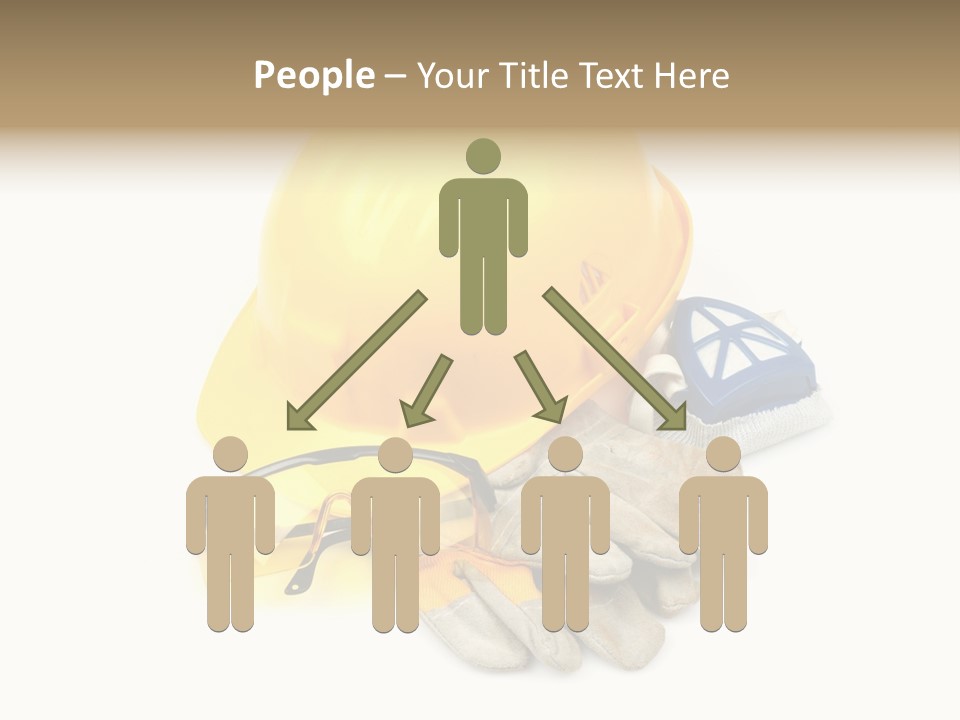 Accident Cautious Goggles PowerPoint Template