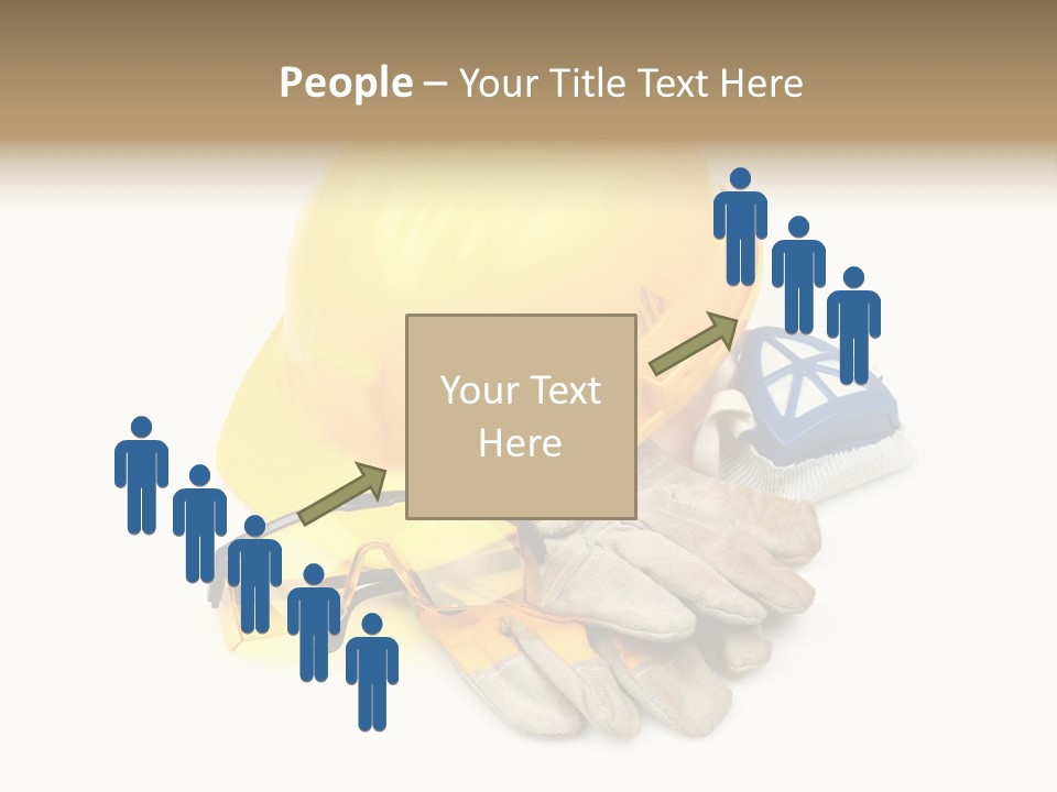 Accident Cautious Goggles PowerPoint Template