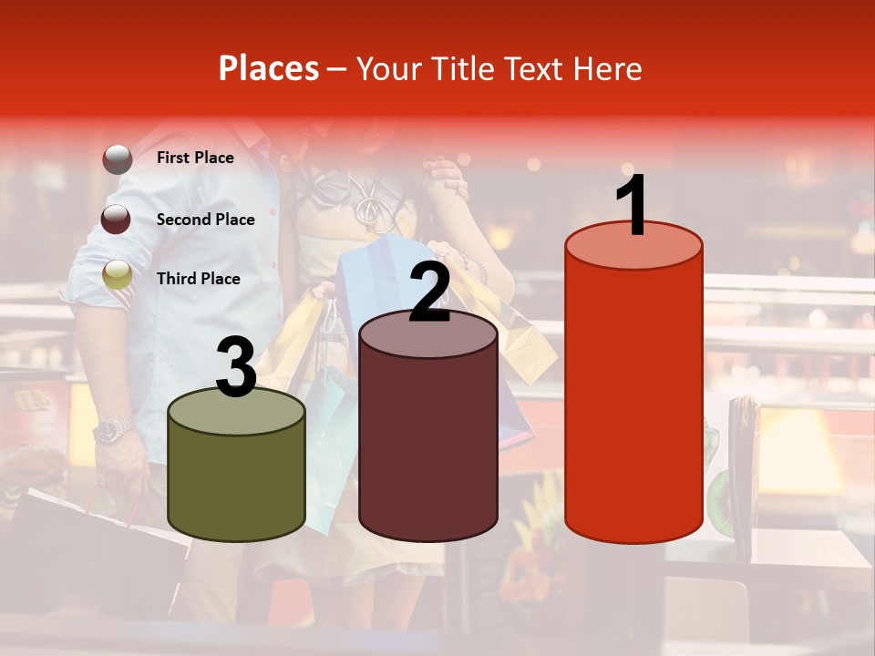 Mannequin Retail Couple PowerPoint Template