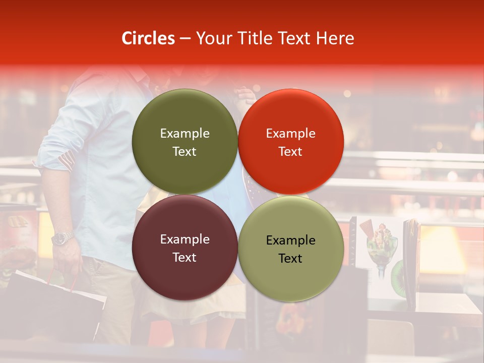 Mannequin Retail Couple PowerPoint Template