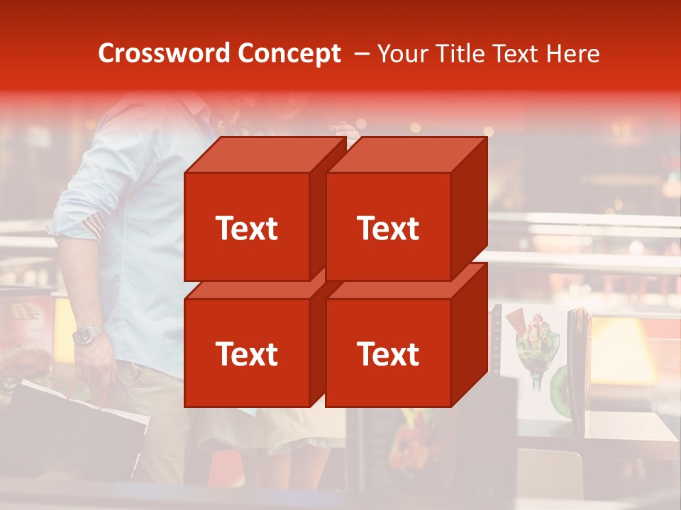 Mannequin Retail Couple PowerPoint Template
