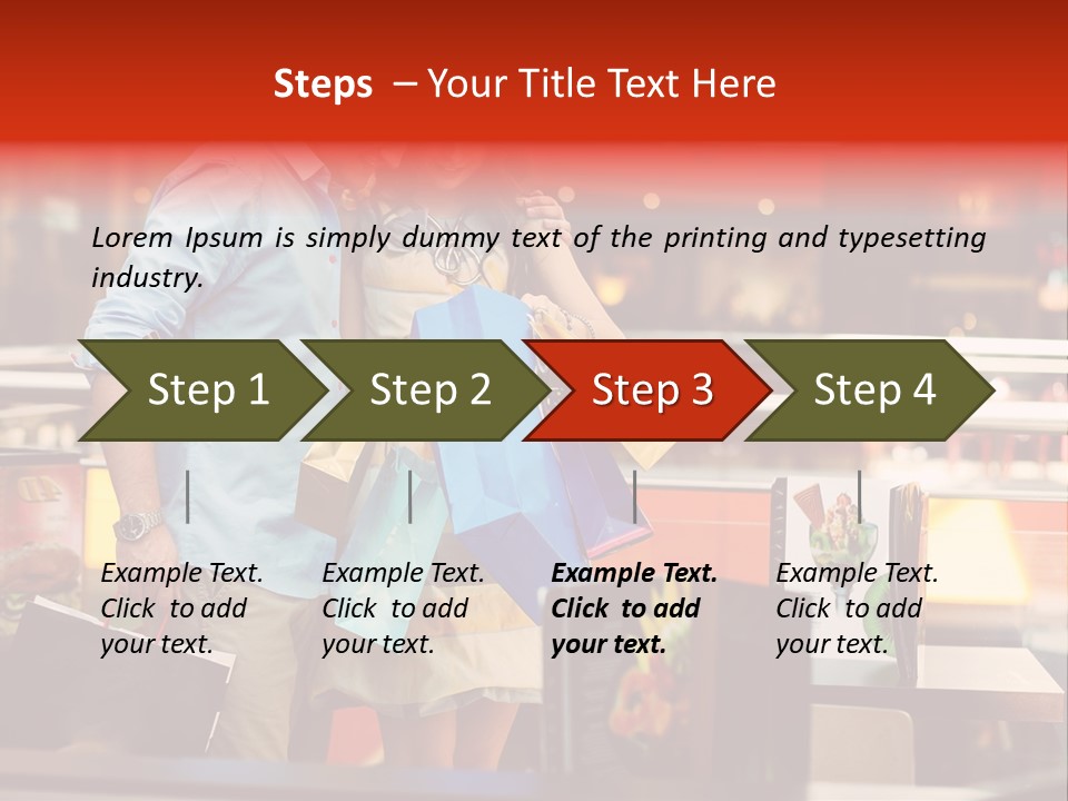 Mannequin Retail Couple PowerPoint Template