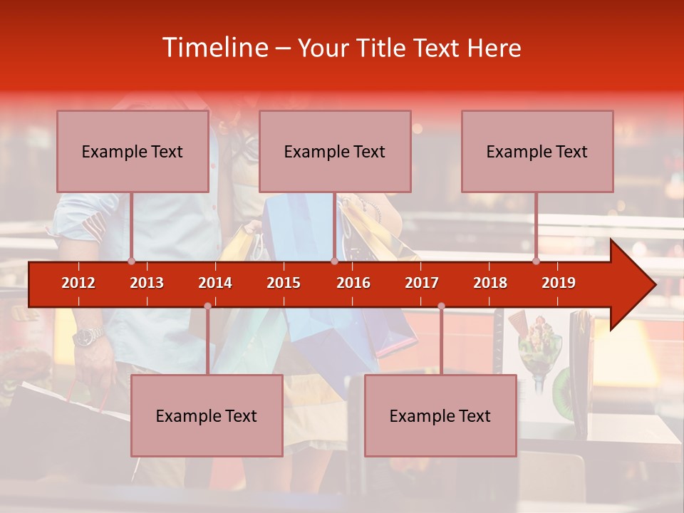 Mannequin Retail Couple PowerPoint Template