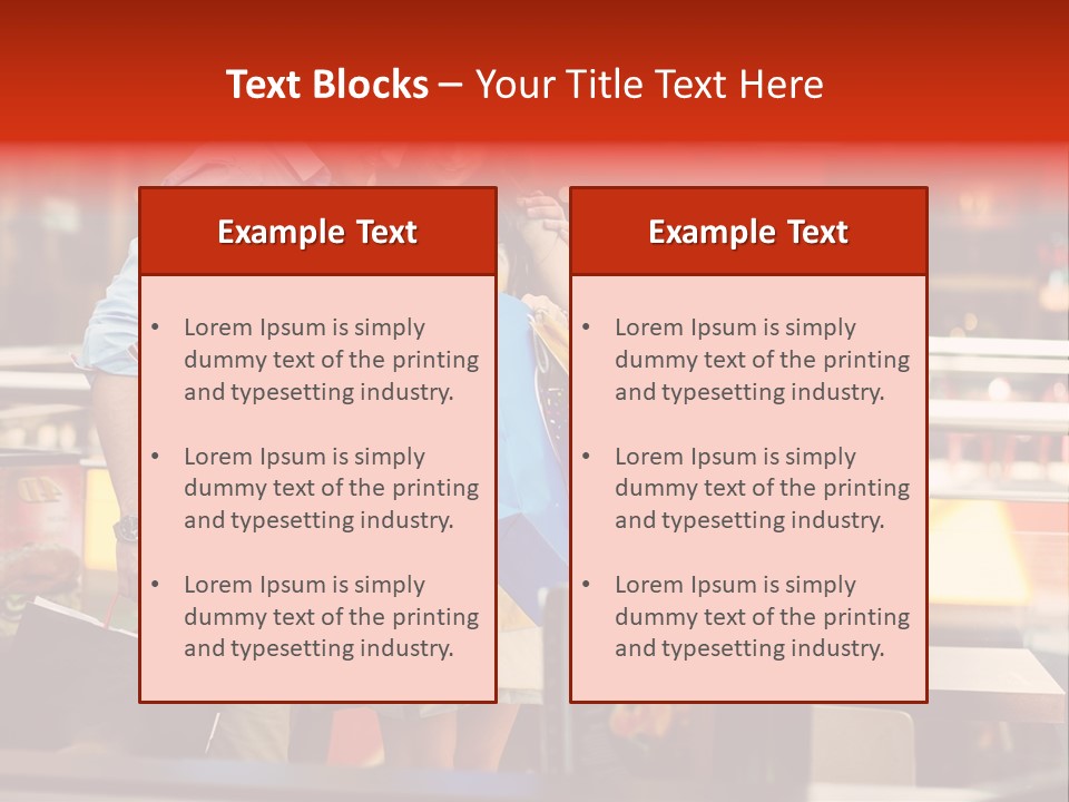 Mannequin Retail Couple PowerPoint Template