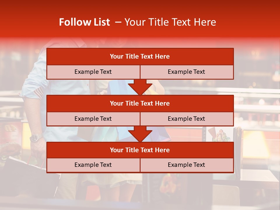 Mannequin Retail Couple PowerPoint Template
