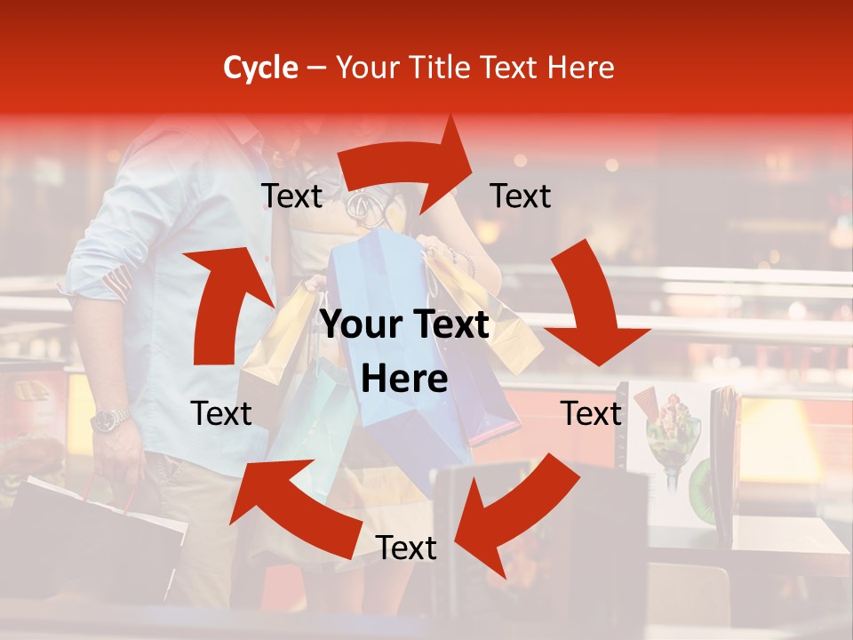 Mannequin Retail Couple PowerPoint Template