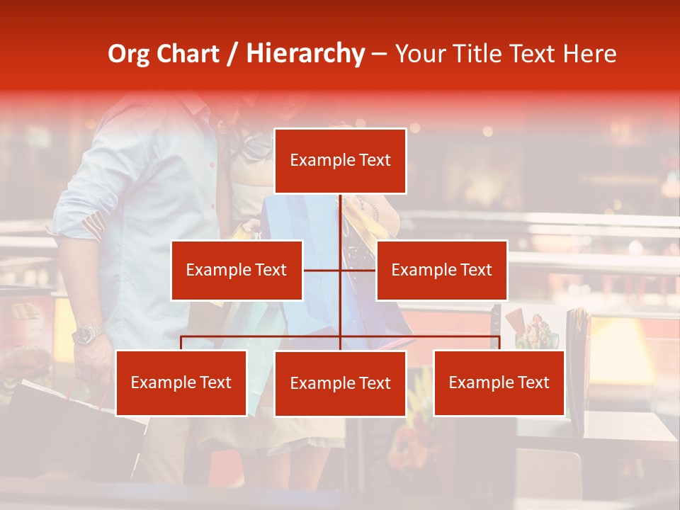 Mannequin Retail Couple PowerPoint Template