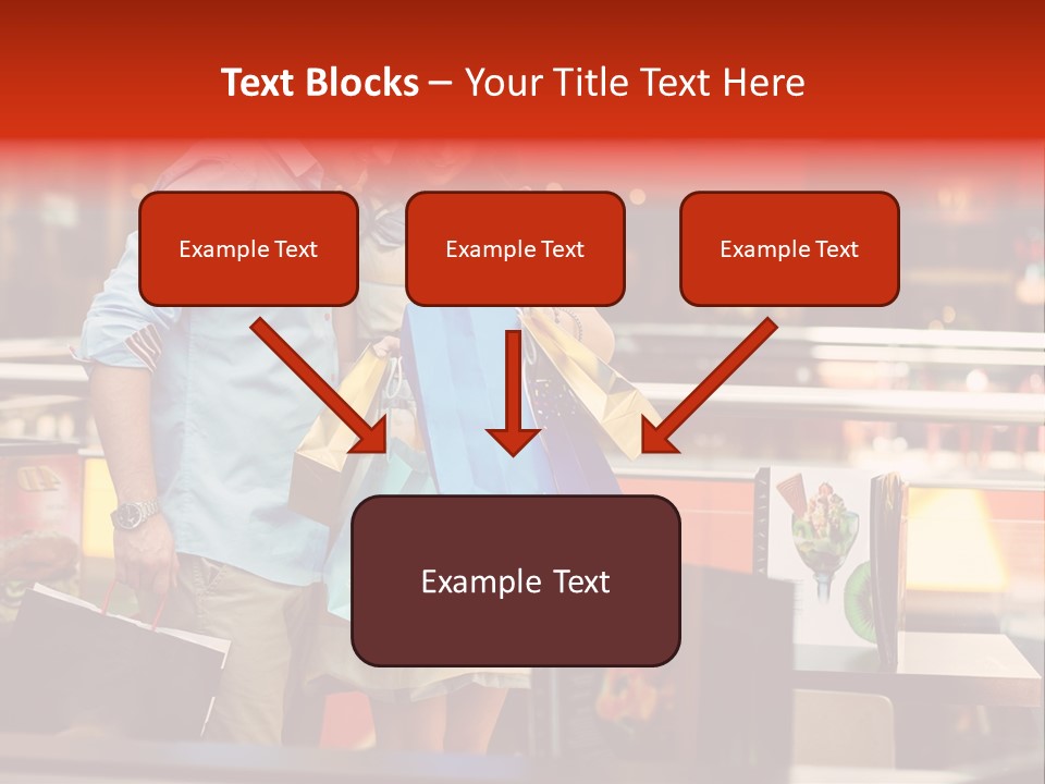 Mannequin Retail Couple PowerPoint Template