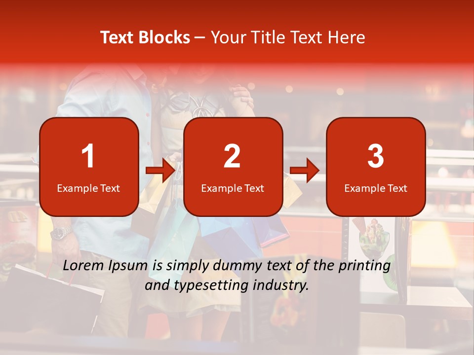 Mannequin Retail Couple PowerPoint Template