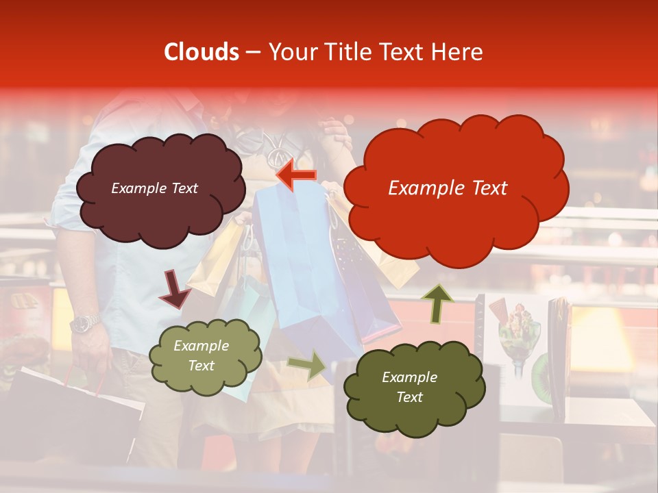 Mannequin Retail Couple PowerPoint Template