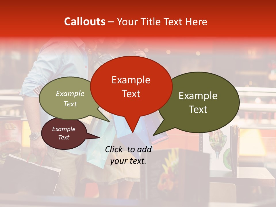 Mannequin Retail Couple PowerPoint Template