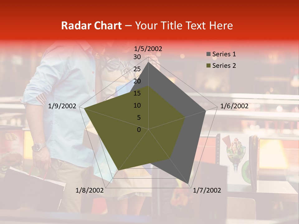 Mannequin Retail Couple PowerPoint Template