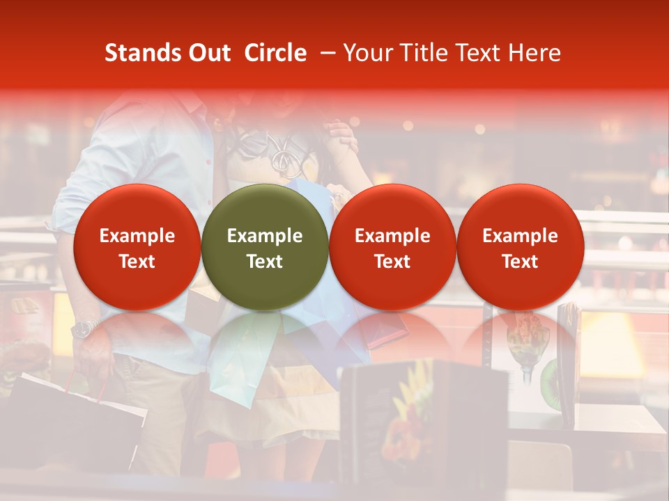 Mannequin Retail Couple PowerPoint Template