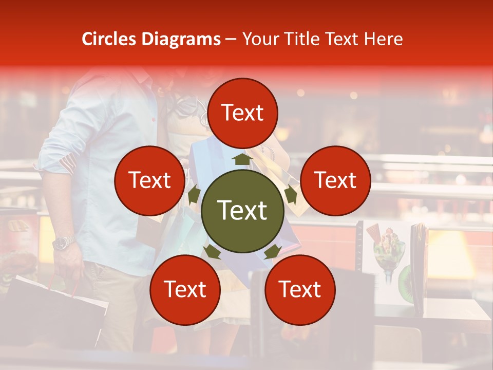 Mannequin Retail Couple PowerPoint Template