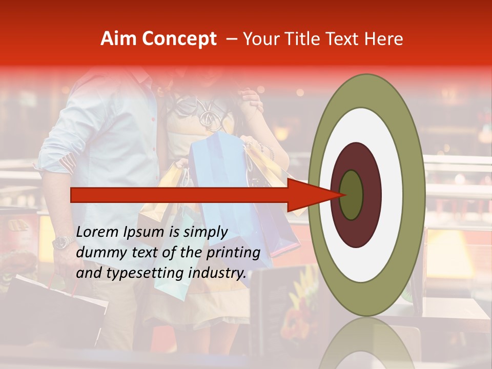 Mannequin Retail Couple PowerPoint Template