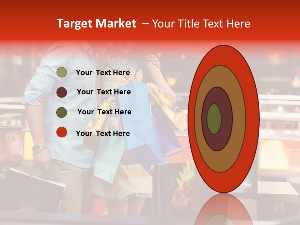 Mannequin Retail Couple PowerPoint Template