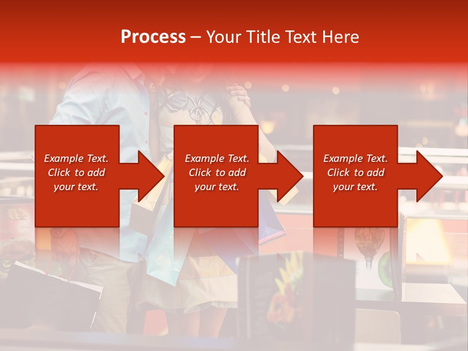 Mannequin Retail Couple PowerPoint Template