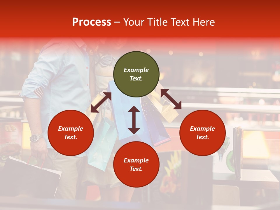 Mannequin Retail Couple PowerPoint Template