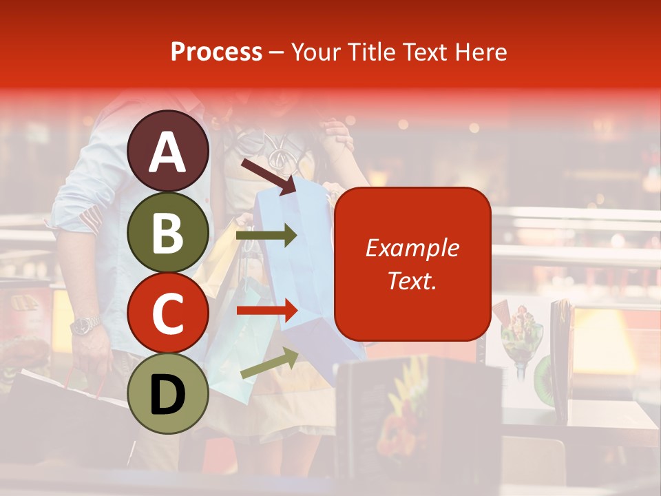 Mannequin Retail Couple PowerPoint Template
