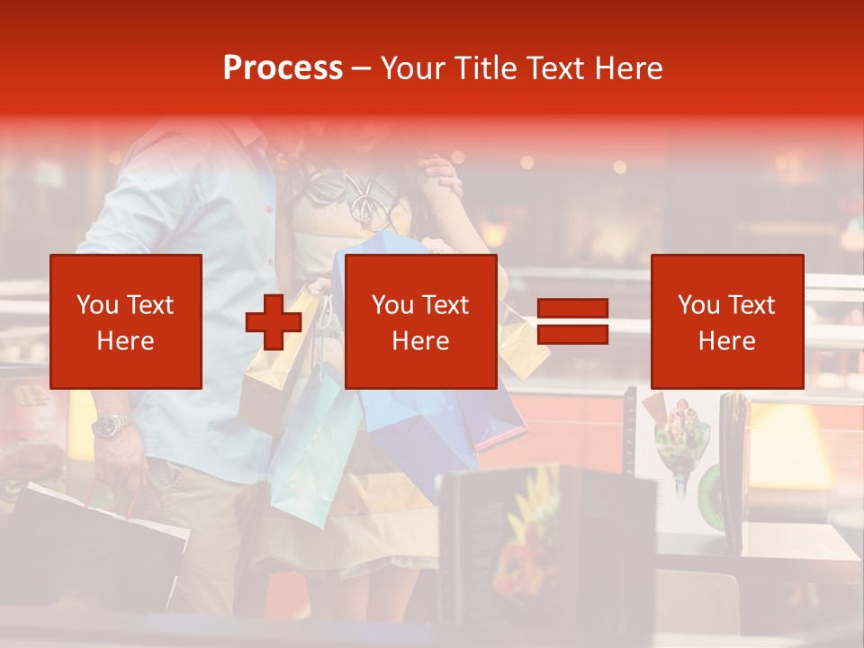 Mannequin Retail Couple PowerPoint Template
