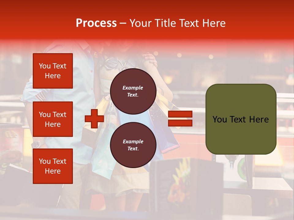 Mannequin Retail Couple PowerPoint Template