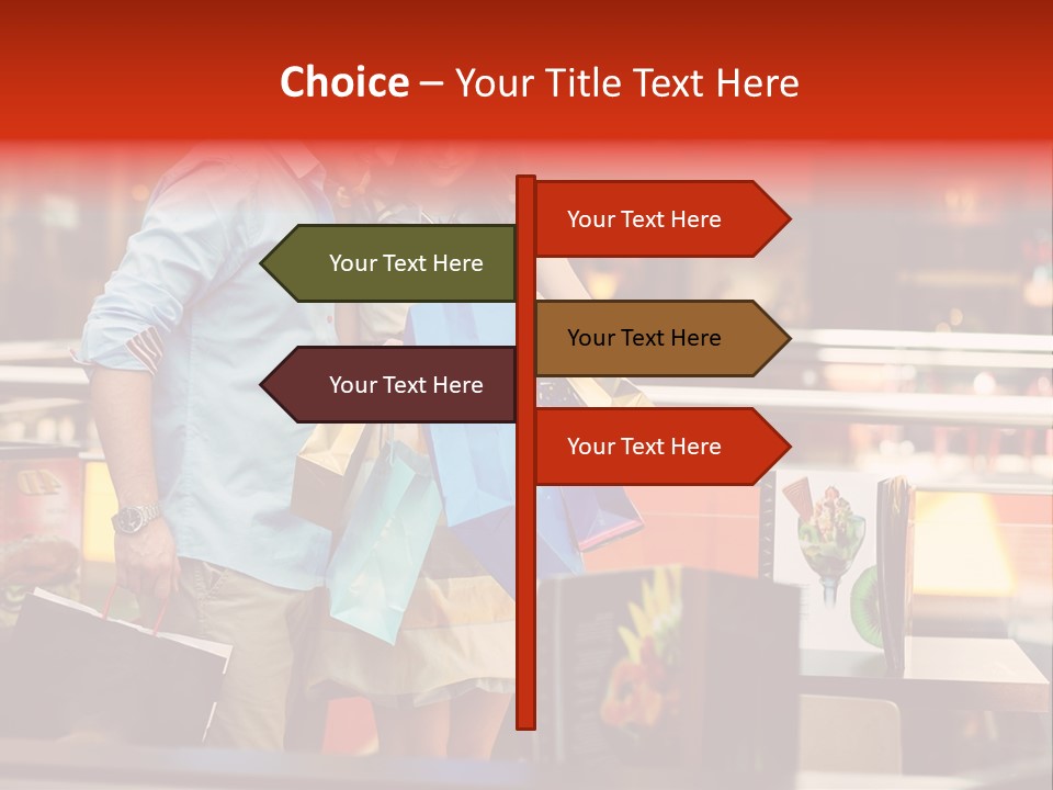 Mannequin Retail Couple PowerPoint Template