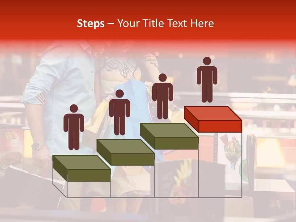 Mannequin Retail Couple PowerPoint Template