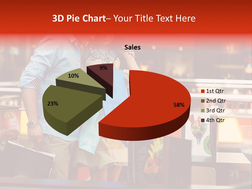 Mannequin Retail Couple PowerPoint Template
