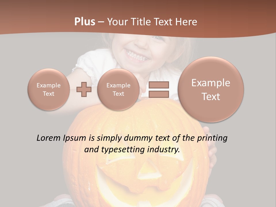 Cute Female Beauty PowerPoint Template