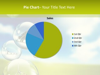 Solar Round Turbine PowerPoint Template