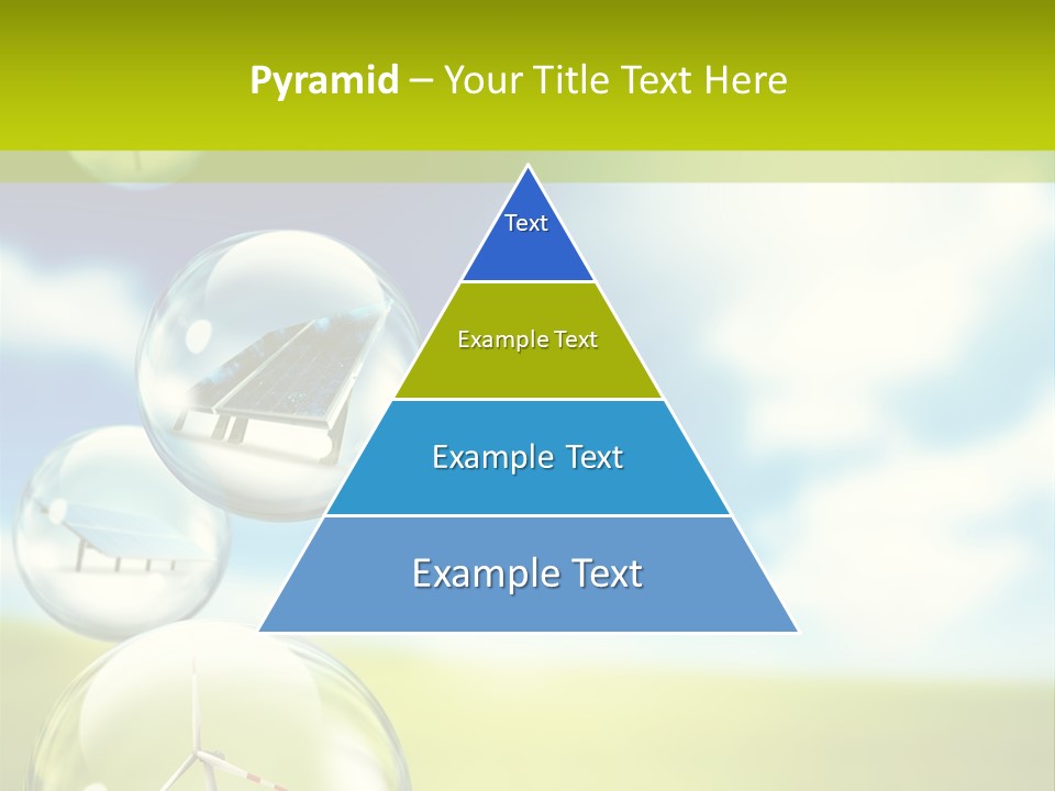 Solar Round Turbine PowerPoint Template