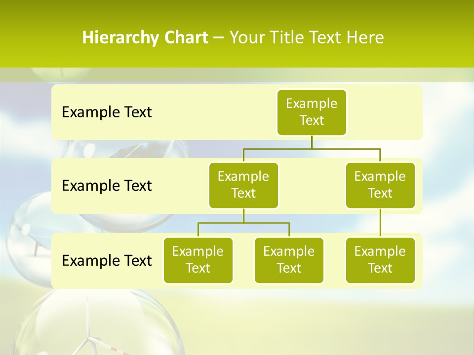 Solar Round Turbine PowerPoint Template
