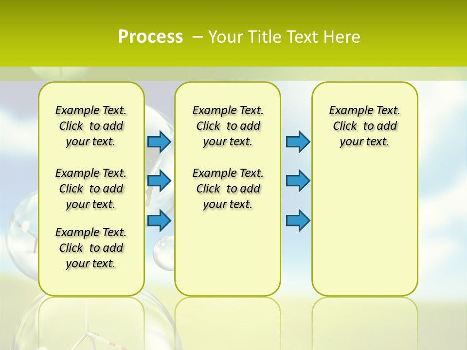 Solar Round Turbine PowerPoint Template