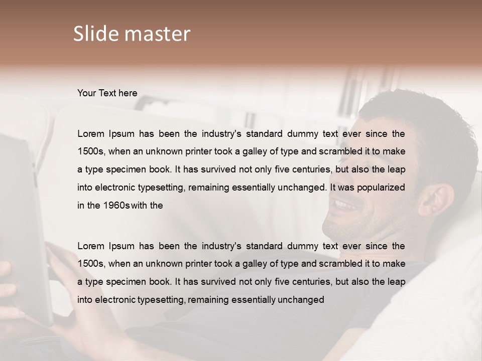 Computer White Indoor PowerPoint Template