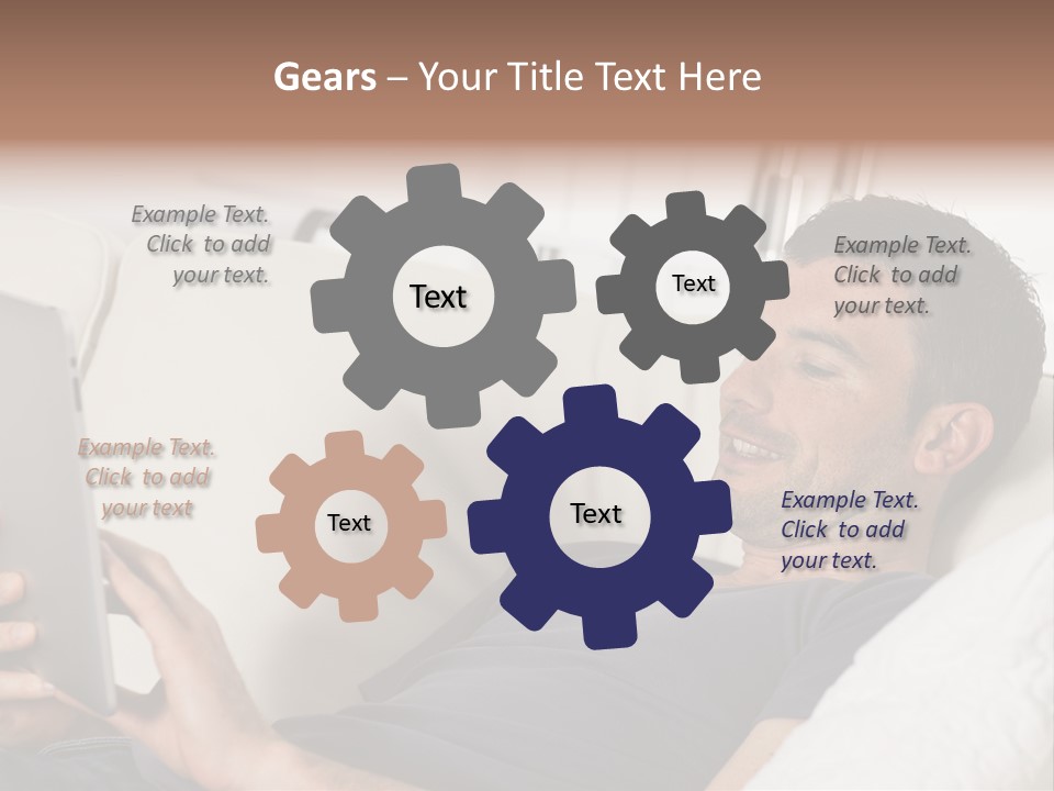 Computer White Indoor PowerPoint Template