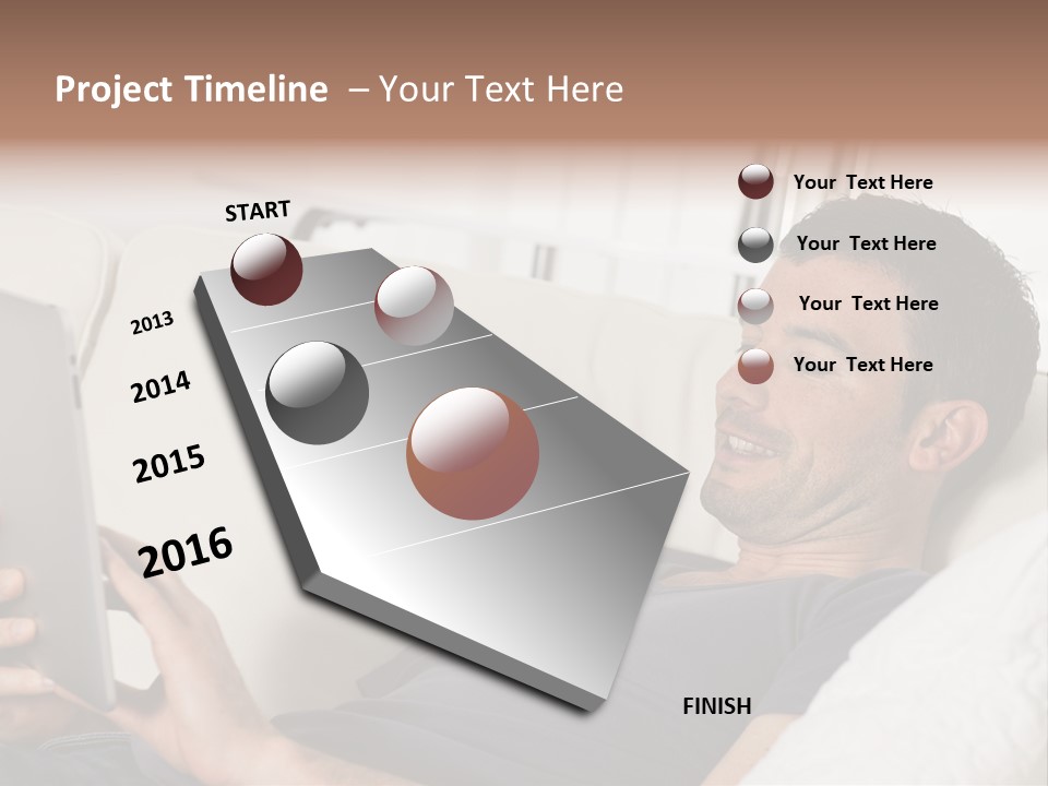 Computer White Indoor PowerPoint Template