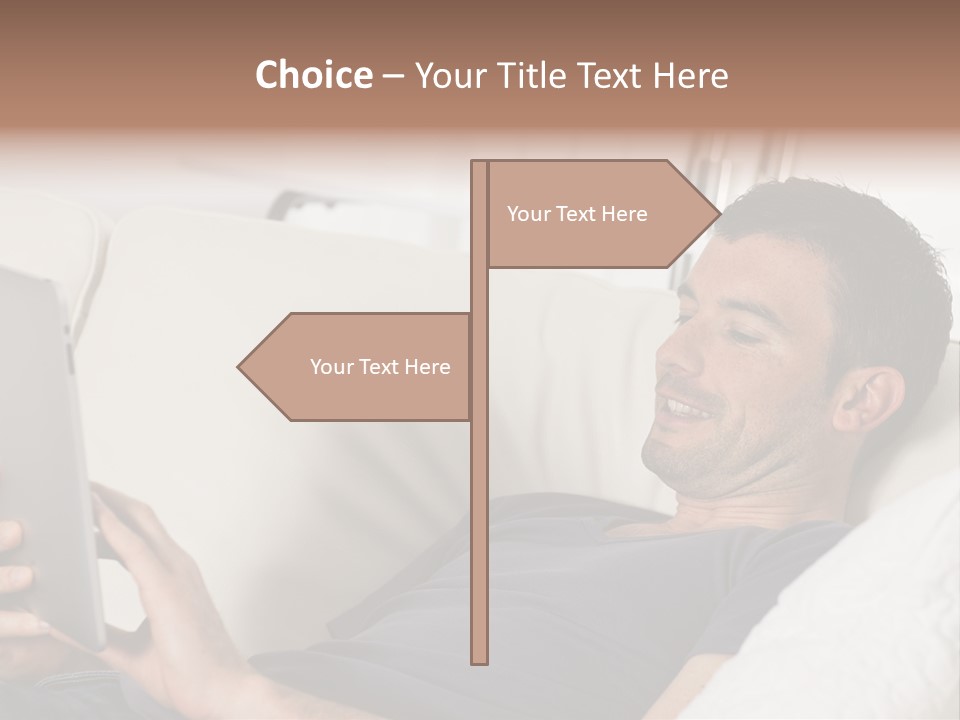 Computer White Indoor PowerPoint Template