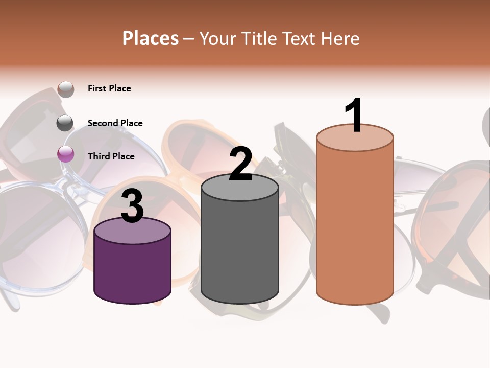 Fashionable Eyewear Row PowerPoint Template