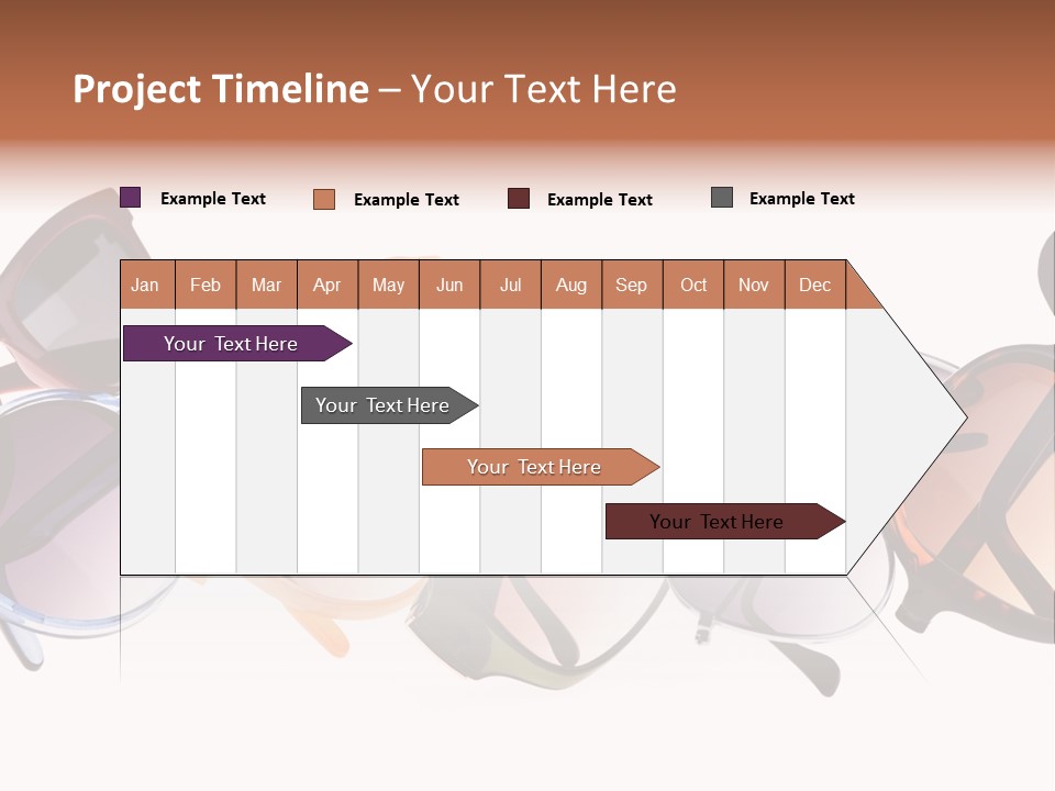 Fashionable Eyewear Row PowerPoint Template