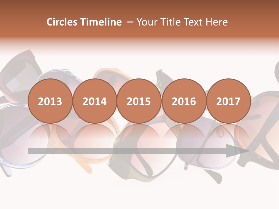 Fashionable Eyewear Row PowerPoint Template