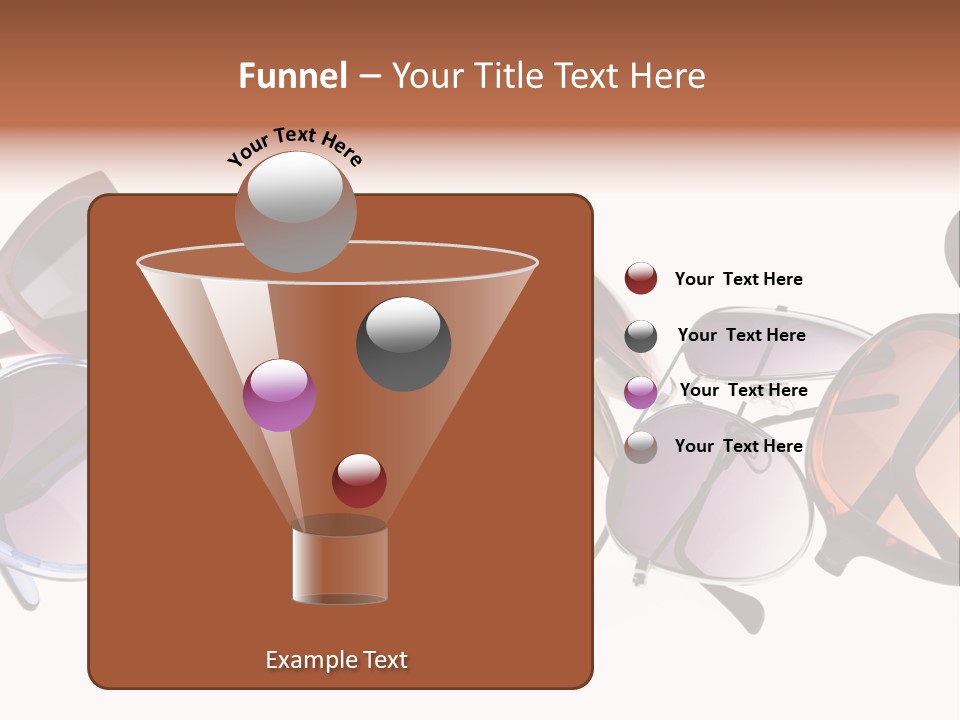 Fashionable Eyewear Row PowerPoint Template